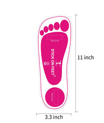 STICKONFEET Feet Pads in-salon use providing quick, hygienic foot protection during professional tans.