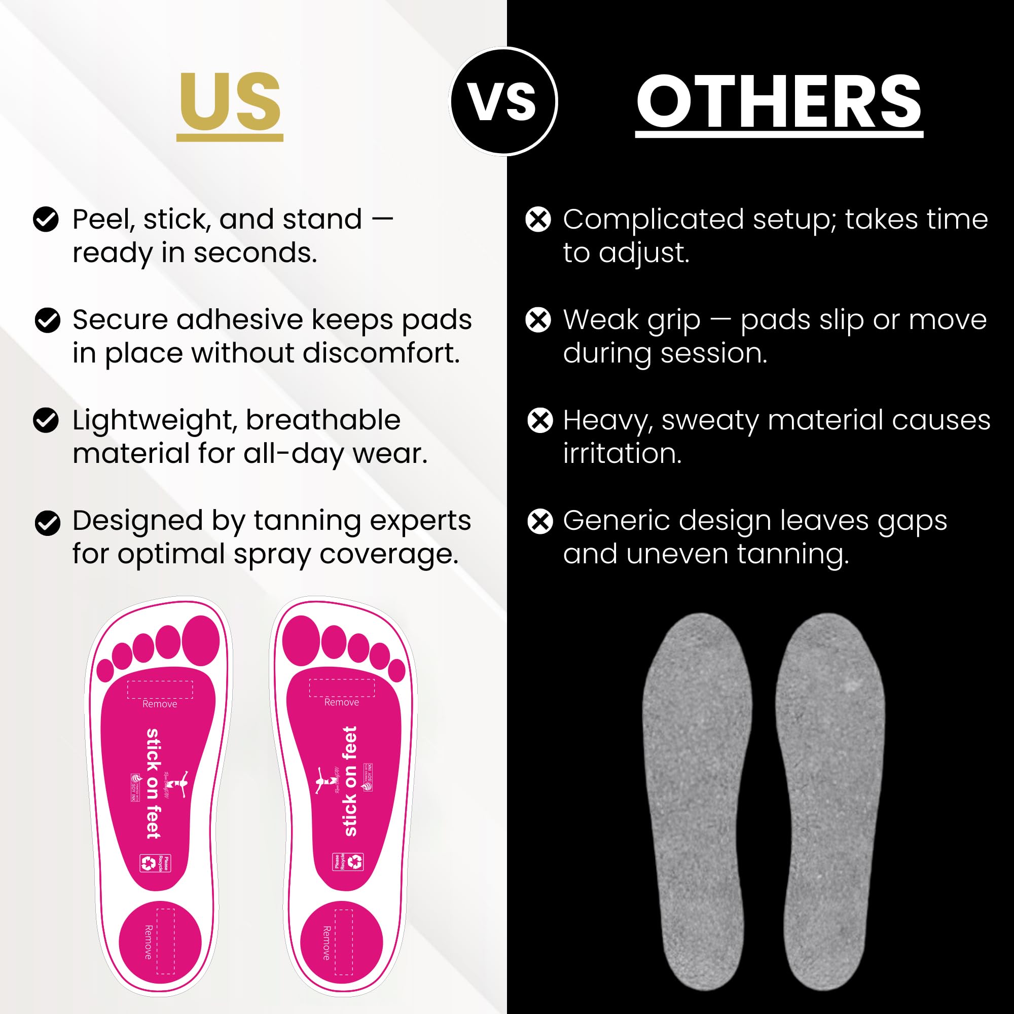 STICKONFEET salon-mobile design aids professionals on-site use.