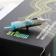 STIGMA Aquamarine Knight 1207RL cartridge enables clean, steady lines.