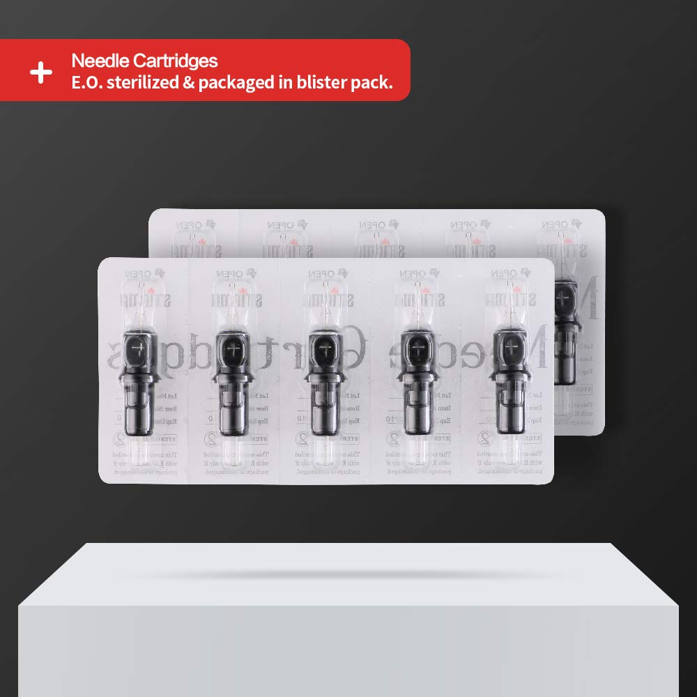 STIGMA sterilized blister pack ensures hygiene before every session.