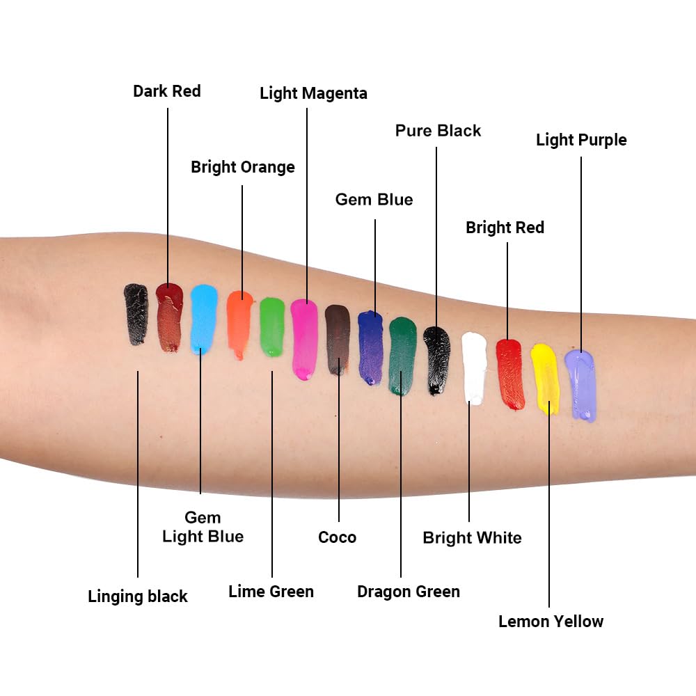 STIGMA tattoo ink packaging flatlay presents premium branding and organized options