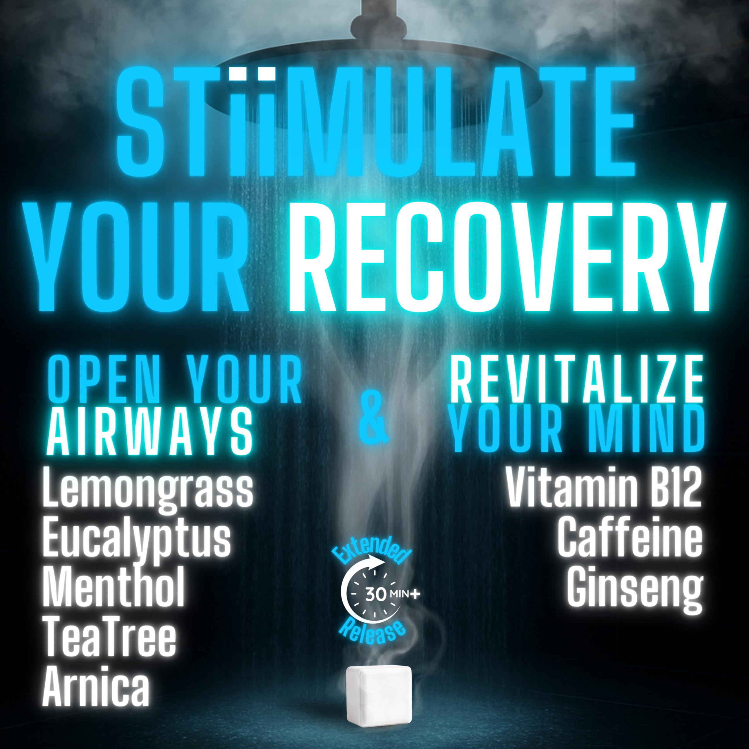 STiiMPAK Recovery steamer with eucalyptus and menthol aroma provides sinus relief