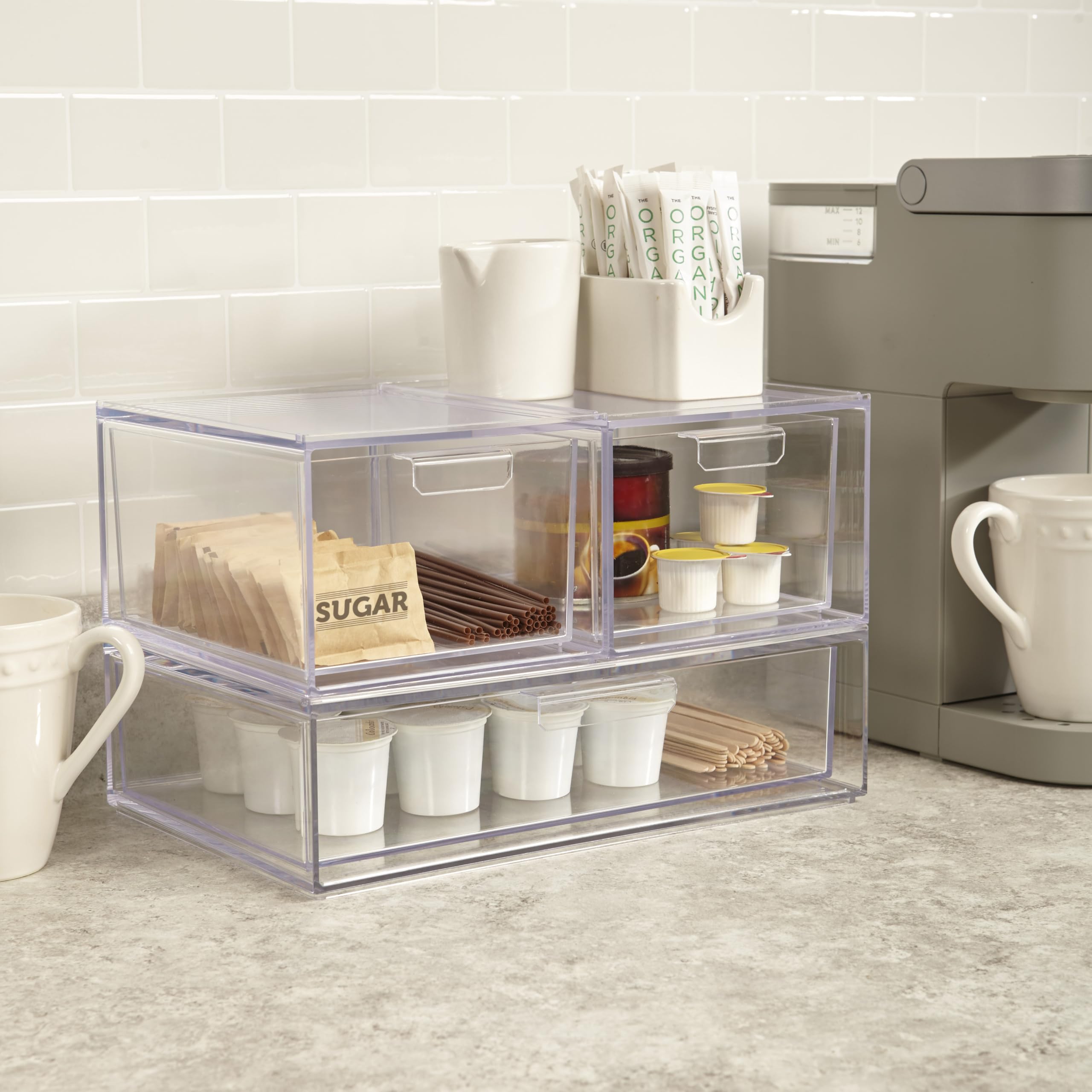 STORi Audrey office supplies bin keeping desk essentials visible