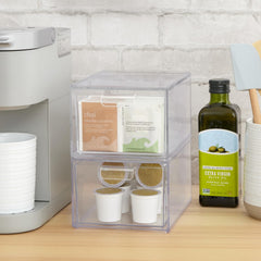 STORi Audrey clear-bin close-up shows BPA-free durability for visibility.