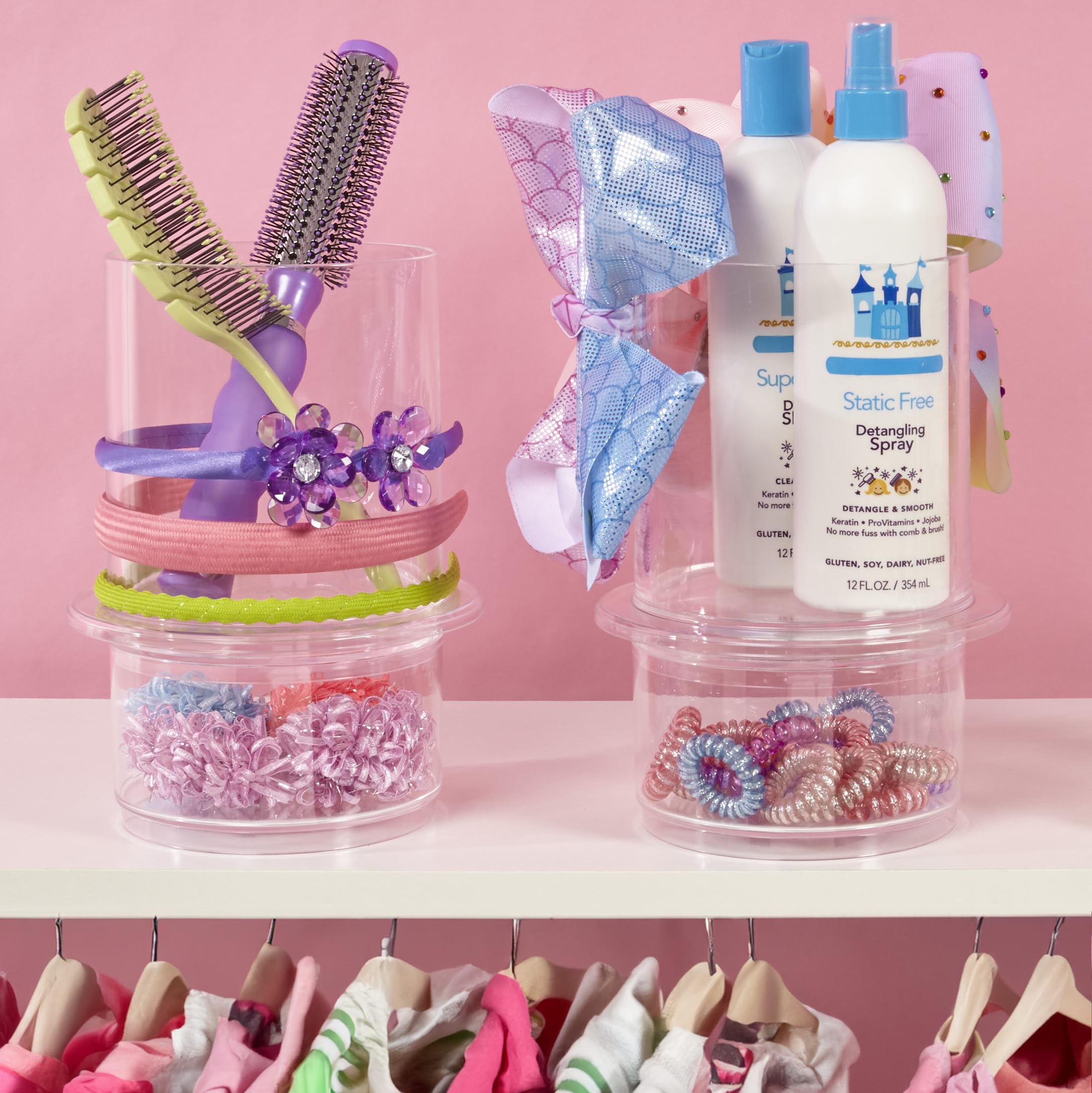 STORi Bella customizable layout fits bathroom vanity for streamlined routines