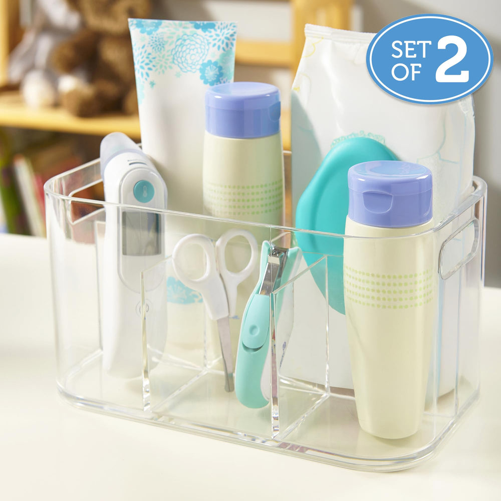 STORi Bliss 9.63W x 5.75L x 5H bin fits neatly on shelves.