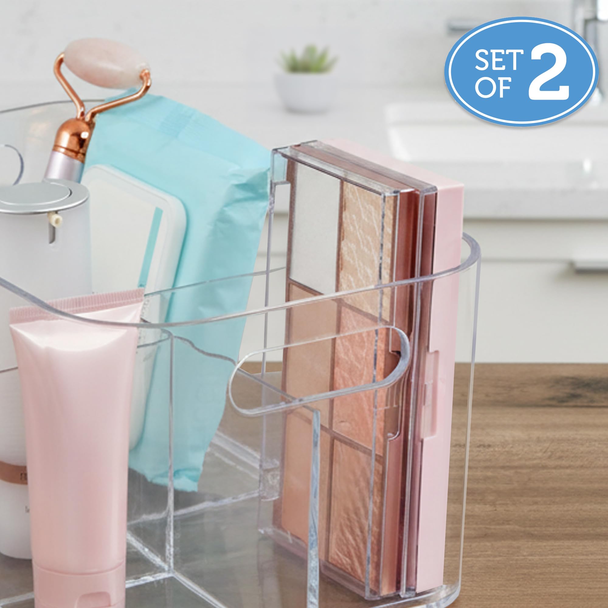 STORi Bliss durable clear plastic supports long-term cosmetic organization.