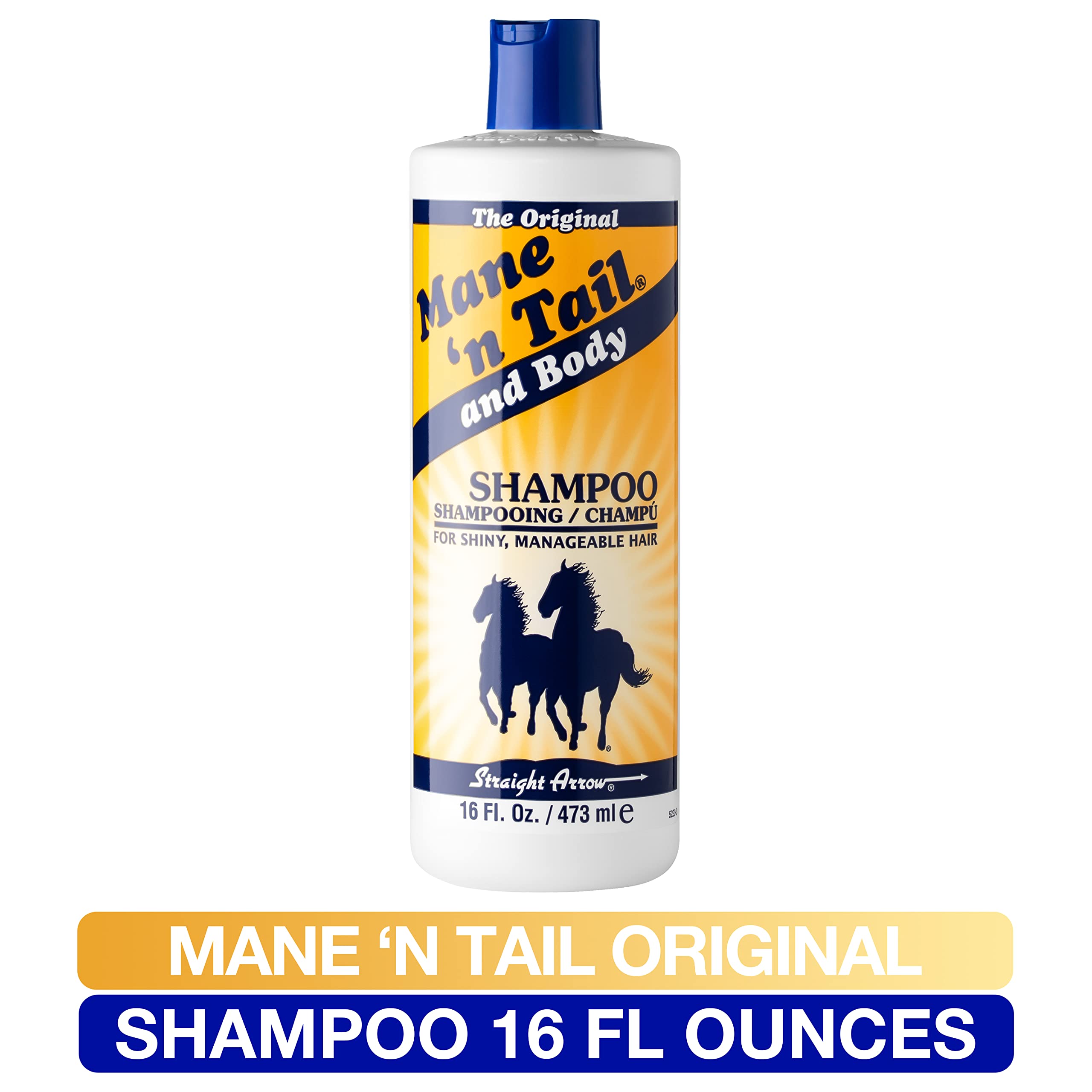 Straight Arrow Mane N Tail shampoo lather in hand showing gentle scalp cleansing