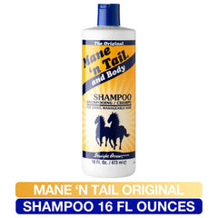 Straight Arrow Mane N Tail shampoo lather in hand showing gentle scalp cleansing