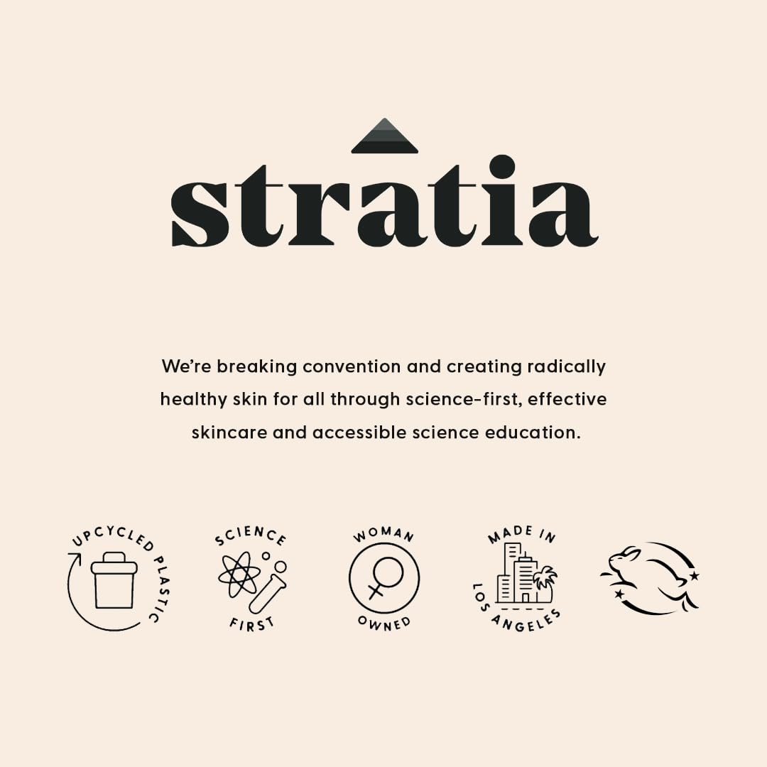 Stratia Lipid Gold packaging full view featuring 1.7 fl oz container.