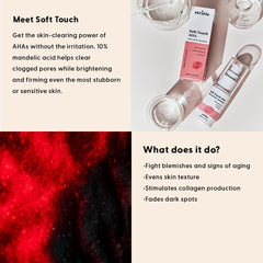 Stratia Soft Touch Dark Spot Corrector serum-dispense shows even application for blemish-prone skin.