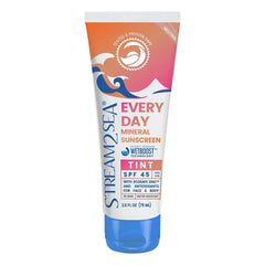 Stream 2 Sea SPF 45 Every Day Tint bottle-front shows daily sun protection.