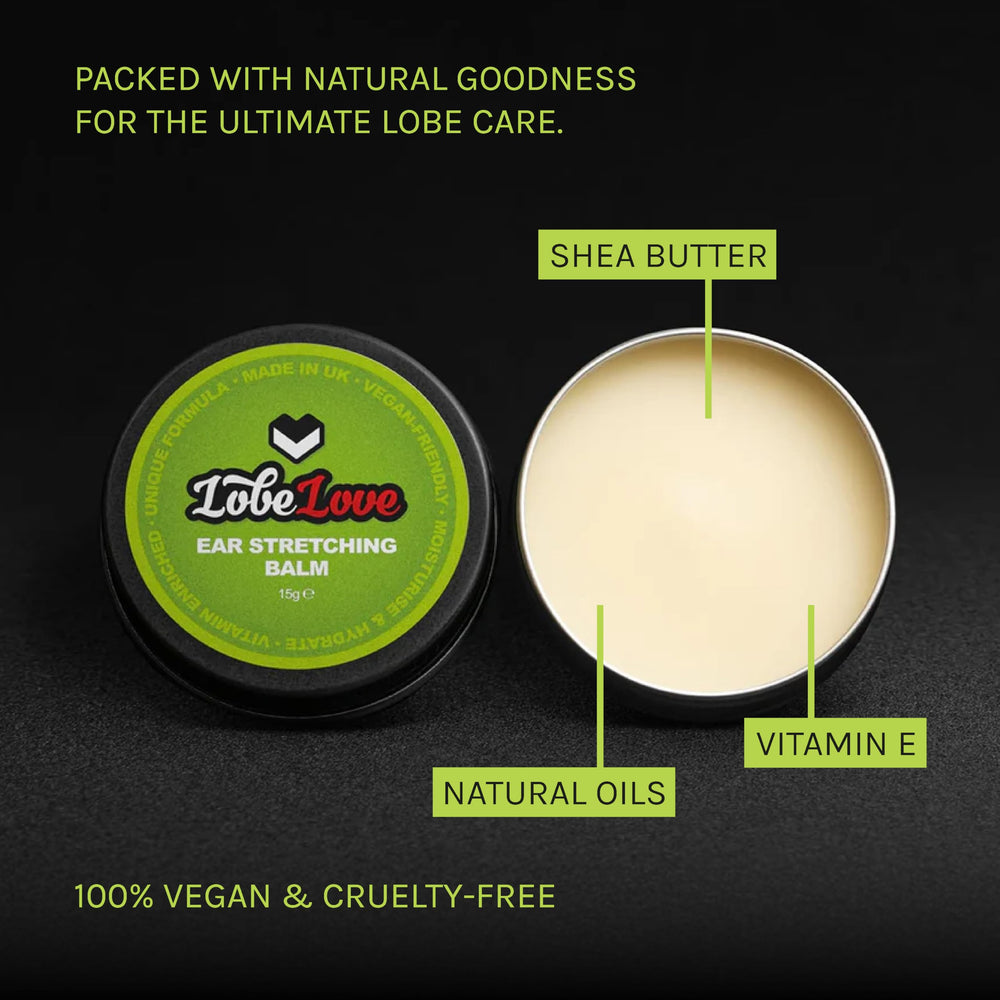 Stretch It Balm texture swirl shows silky, velvety formula.