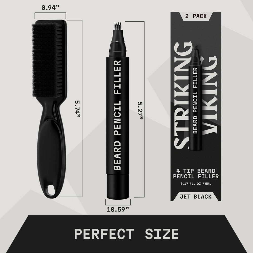 Striking Viking precise application for defined, fuller beard contours.