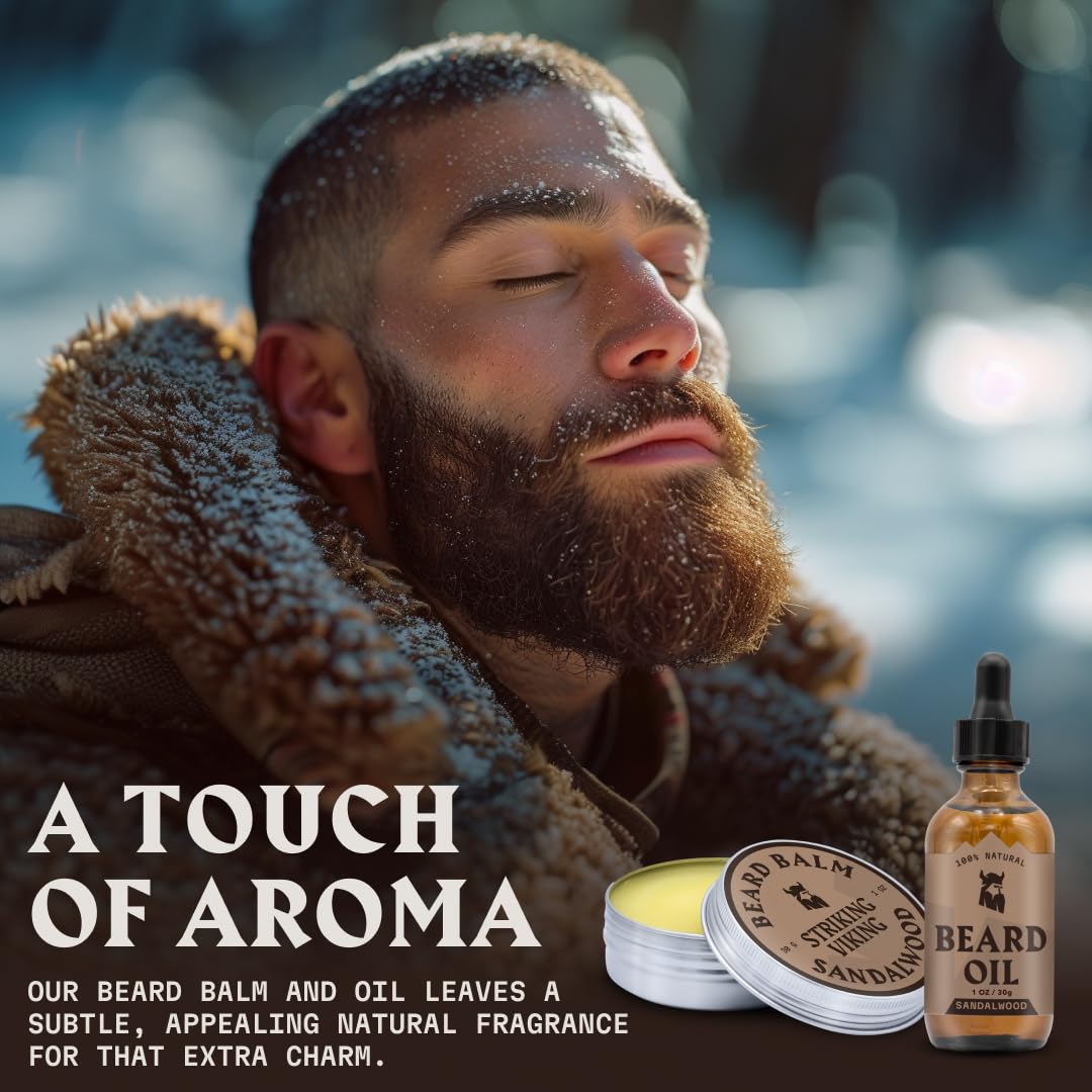 Striking Viking sandalwood scent bottle offers inviting aroma for all-day wear