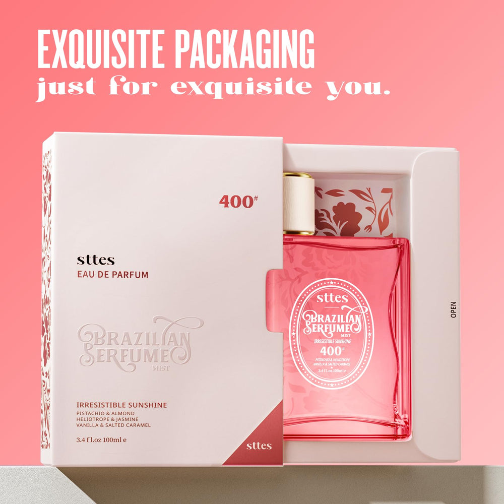Sttes Perfume 400# 100ml bottle ready for travel or daily wear.