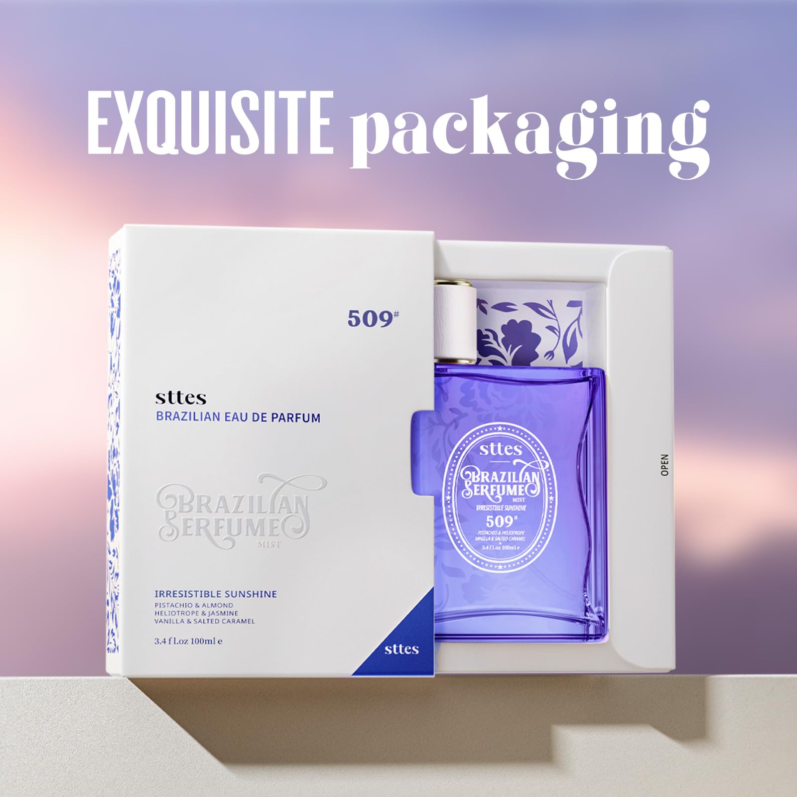 Sttes Perfume 509# travel-friendly 100ml bottle in a case