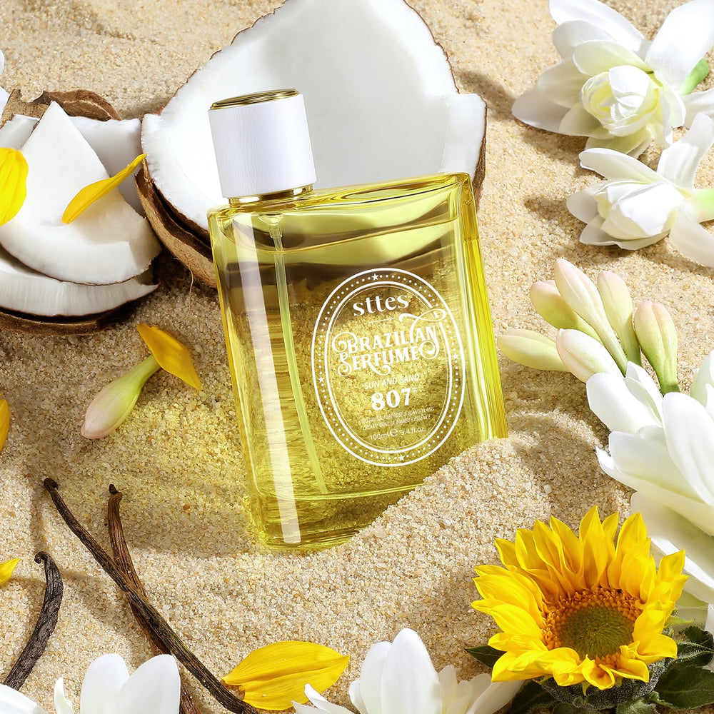 Sttes Sun and Sand gift packaging showcases premium gifting appeal.