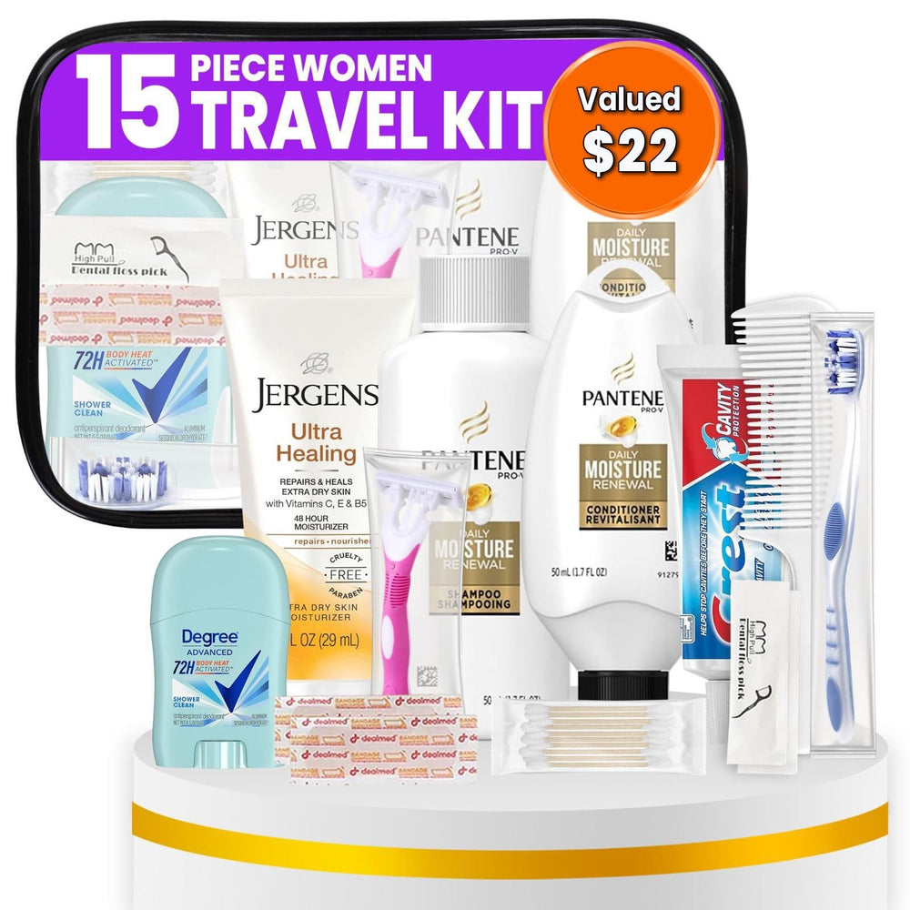 Stuhrling Bottle Trektote kit front view for organized travel