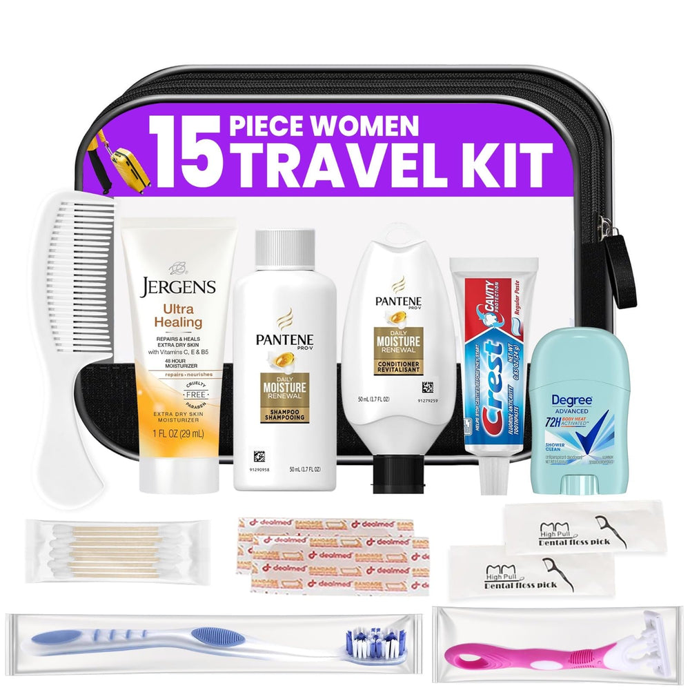 Stuhrling Bottle Trektote kit zipper-closure view highlights TSA-friendly packing