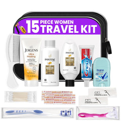 Stuhrling Bottle Trektote kit zipper-closure view highlights TSA-friendly packing