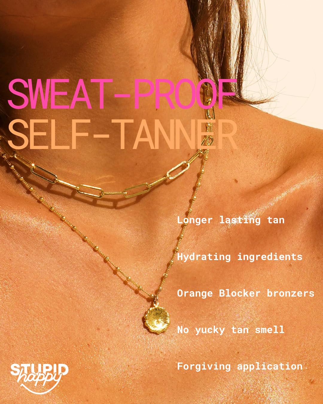 Stupid Happy self tanner mousse rapid rinse timing guidance image