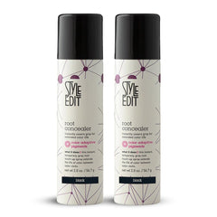 STYLE EDIT Black Root Concealer Bottle provides quick at-home root coverage.
