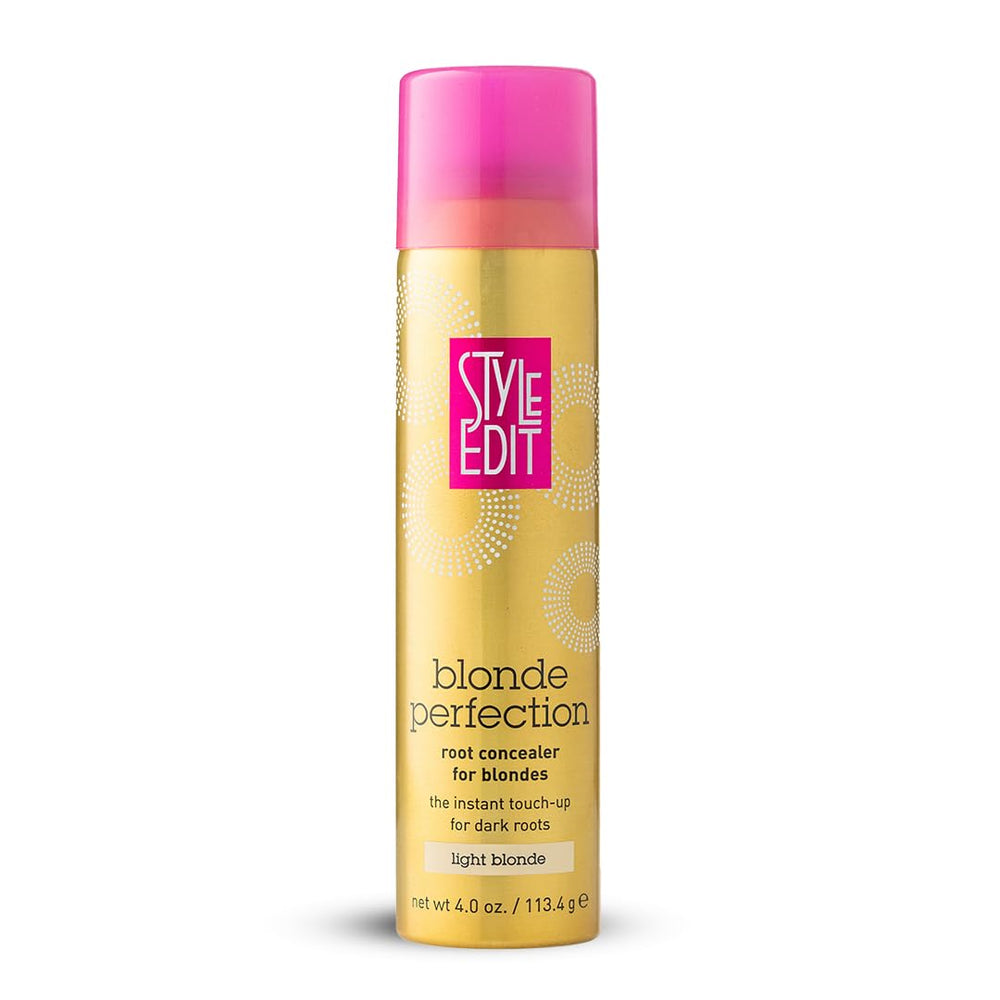 STYLE EDIT Light Blonde Root Concealer bottle for quick at-home root touch-ups and natural coverage.