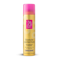Style Edit Medium Blonde root concealer spray bottle provides quick at-home gray coverage.