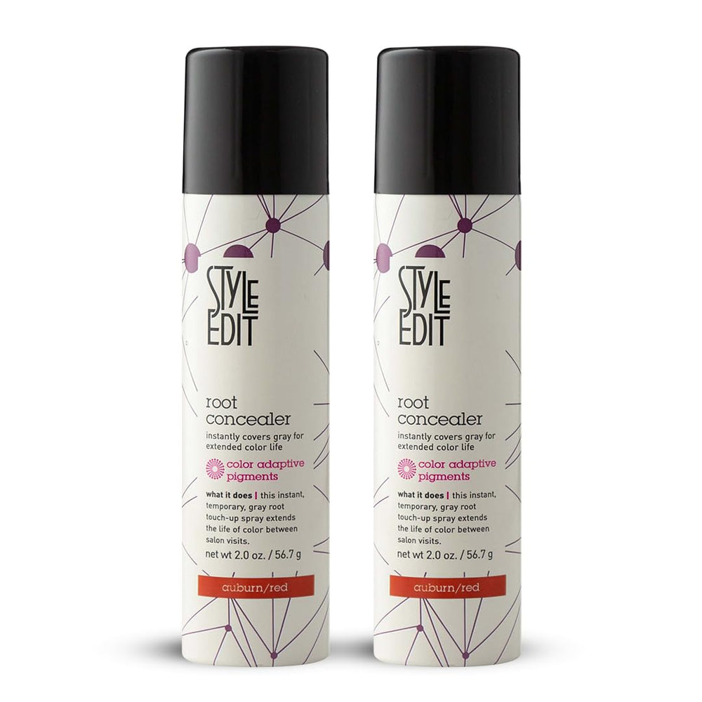 Style Edit Root Concealer bottle in Auburn for quick gray root coverage at home