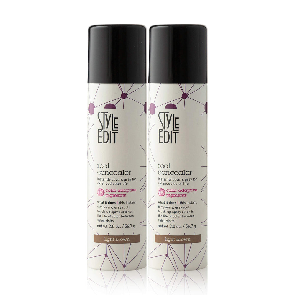 Style Edit Root Concealer bottle front view for quick gray coverage.