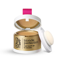 Style Edit Root Touch Up Powder compact mirror enables quick on-the-go touch-ups.