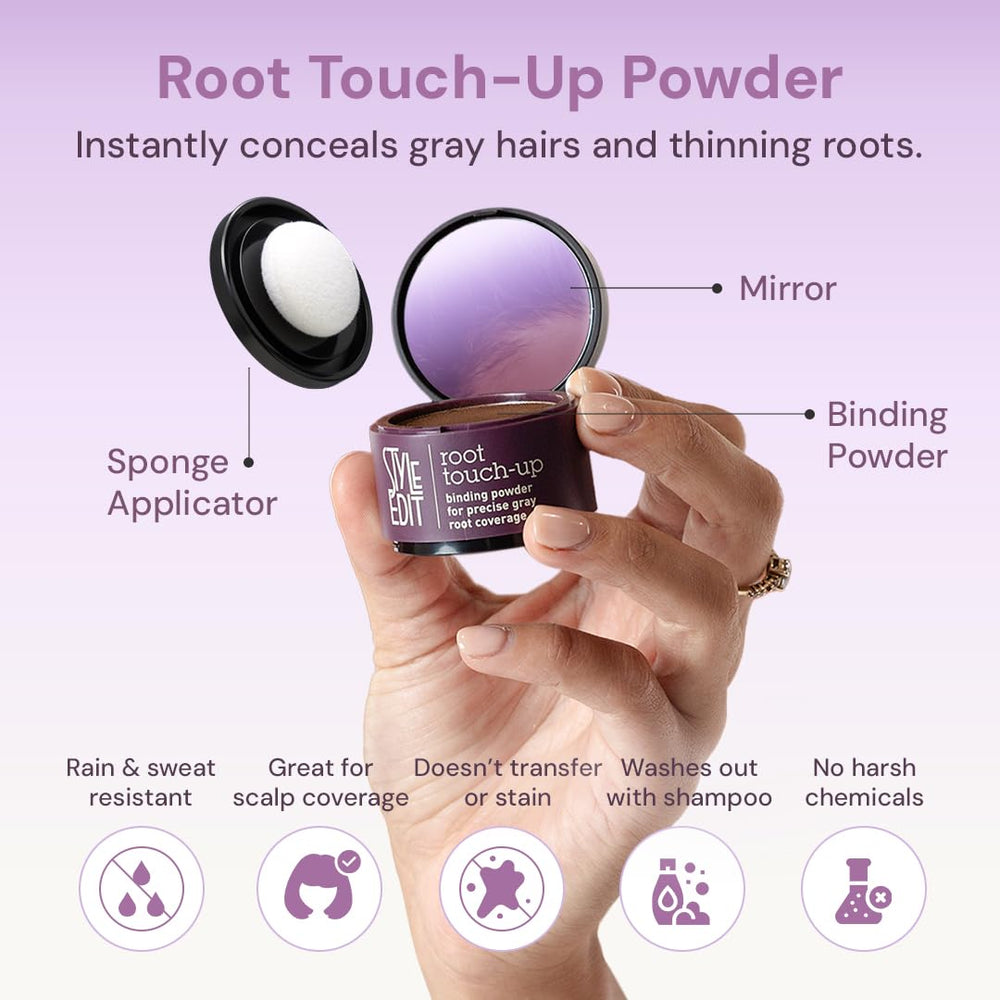 Style Edit sponge applicator enables controlled application and mess-free blending.
