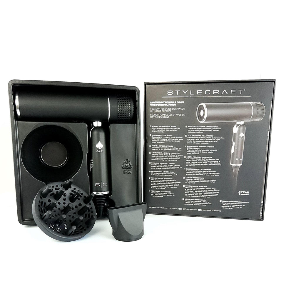 StyleCraft Ace concentrator nozzle enhances precision for targeted blow-drying