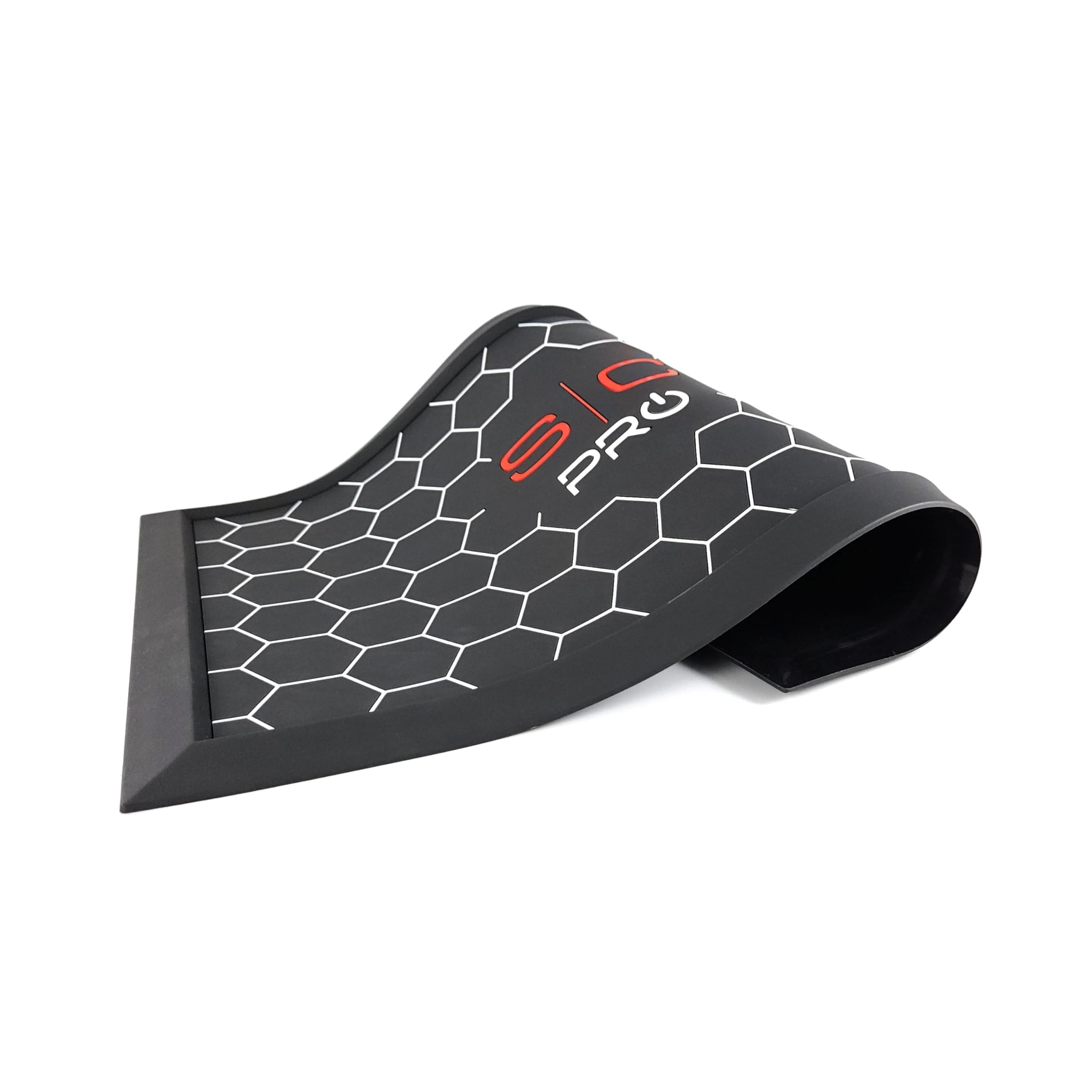 StyleCraft Barber Mat elasticity absorbs shocks protecting tools and counters.