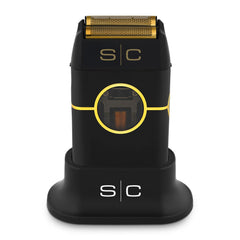StyleCraft Instinct metal cordless shaver front view for precise quick grooming.