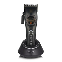Stylecraft Instinct Metal Edition clipper front-angle for precise trims.