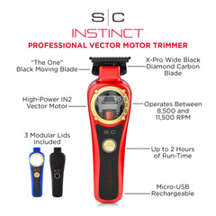 Stylecraft Instinct vector motor cap reveals smooth, responsive cutting performance.