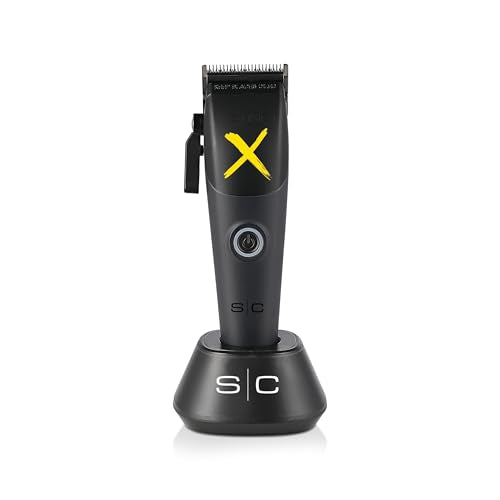 Stylecraft Instinct-X cordless clipper in hand for precise fades and smooth finish.