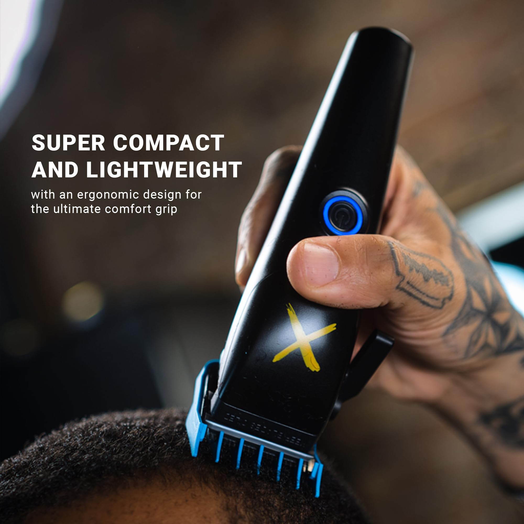 Stylecraft Instinct-X lithium-ion battery ensures up to two hours of cordless runtime.