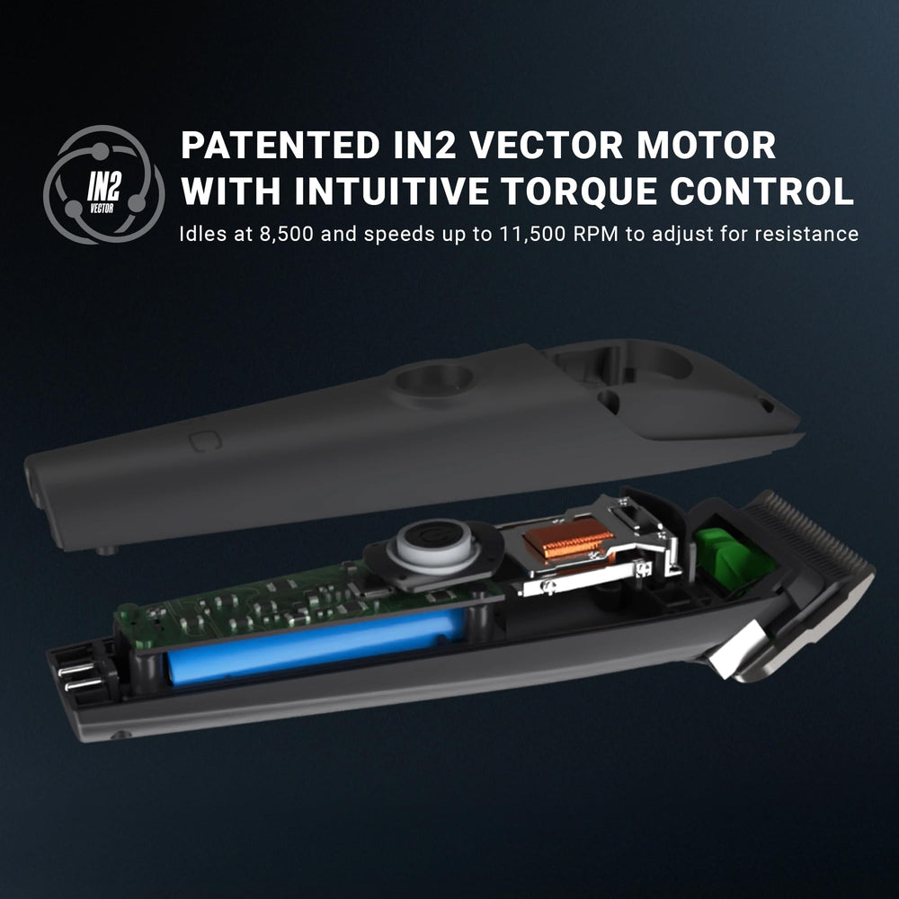 Stylecraft Instinct-X vector motor torque-control dial demonstrates responsive adjustments.