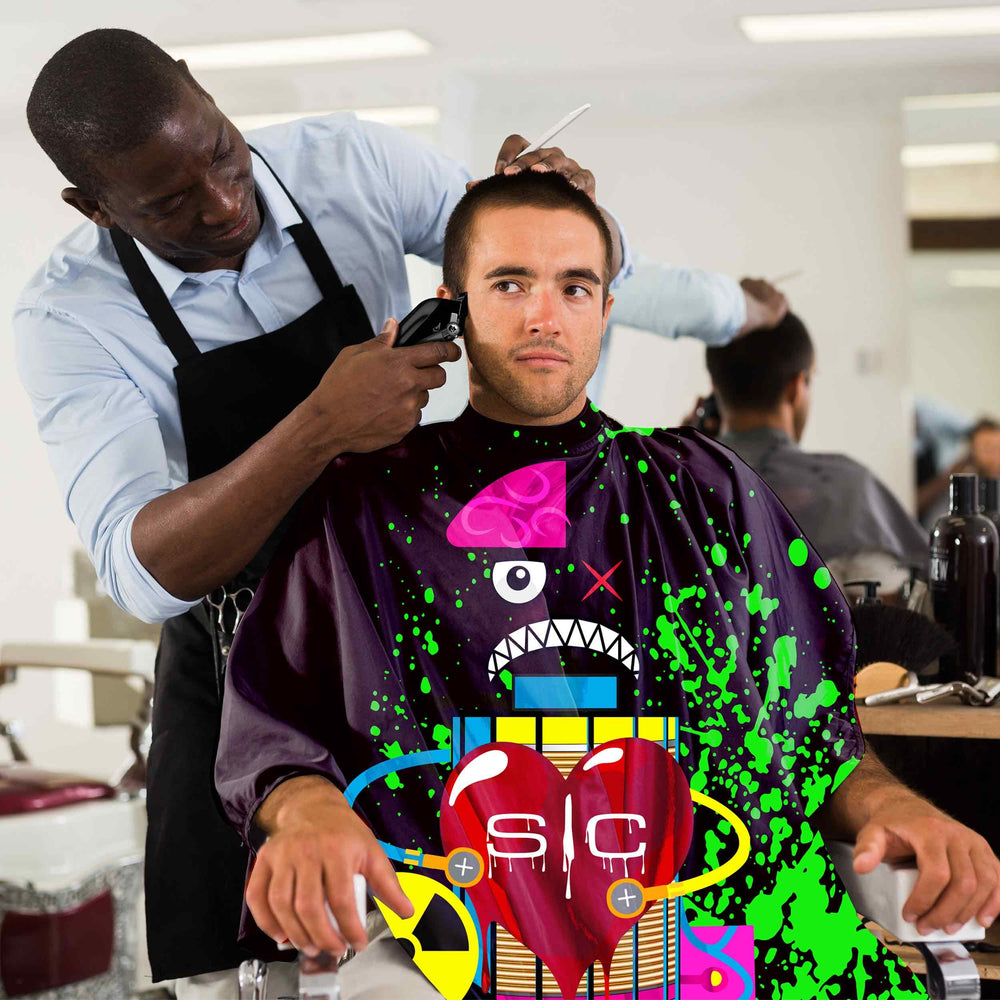 Stylecraft Professional Barber Cape full-coverage design protects clothing during haircuts