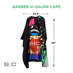 Stylecraft Professional Barber Cape machine washable design makes cleanup quick