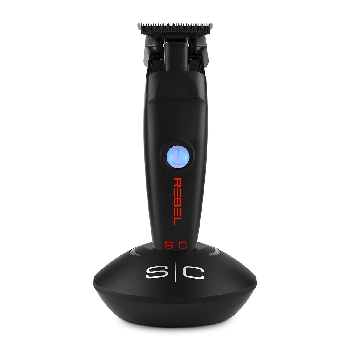 Stylecraft Rebel cordless hair trimmer blade close-up shows ultra-sharp edges for clean lines.