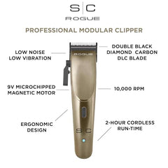 Stylecraft Rogue clipper side profile showing compact design and zero-gap potential