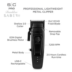 Stylecraft Saber II brushless motor delivers high torque for precise fades