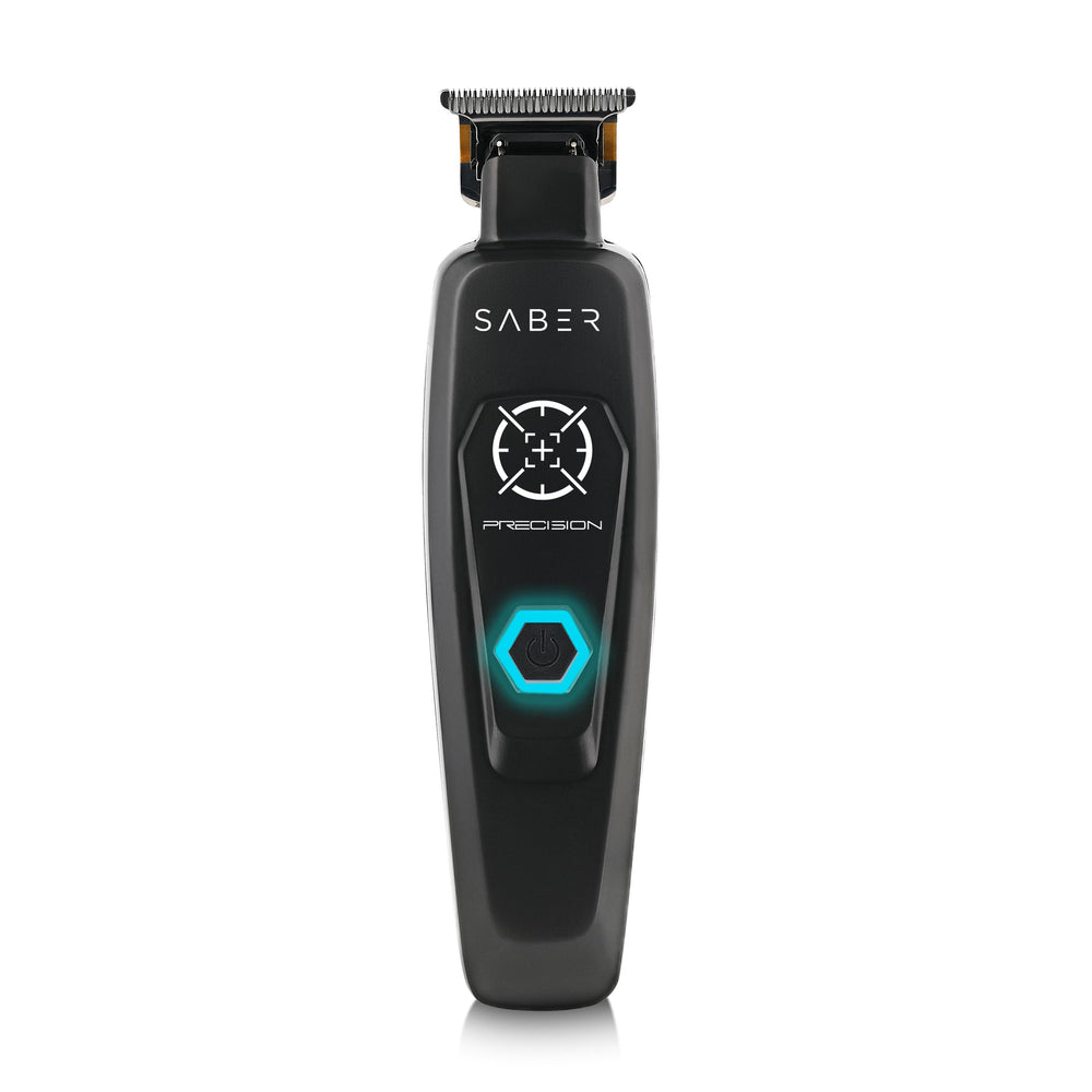 Stylecraft Saber Professional cordless hair trimmer handheld image highlights flexible, cord-free grooming.