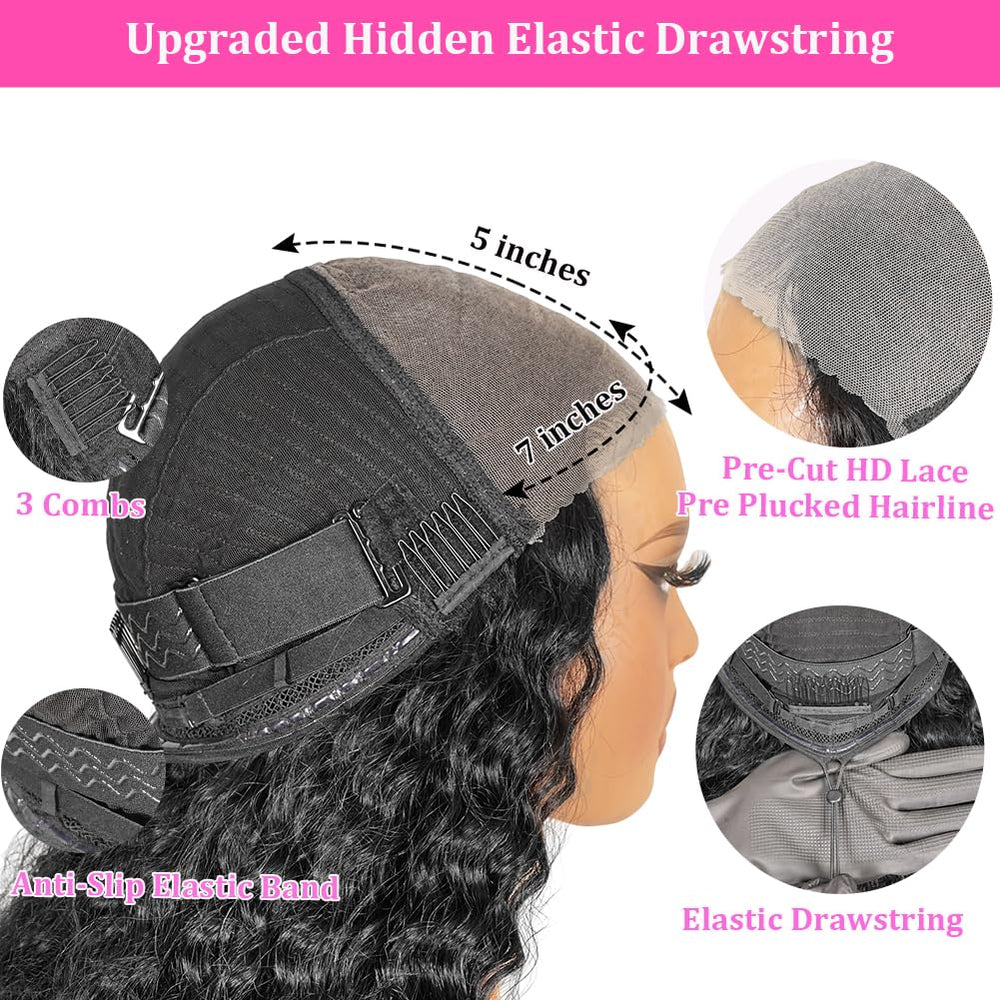 StyleLife pre-bleached invisible knots blend with skin for natural scalp appearance.