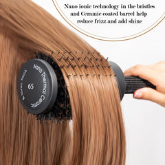 STYLEMATE ergonomic non-slip handle provides comfortable control during styling.
