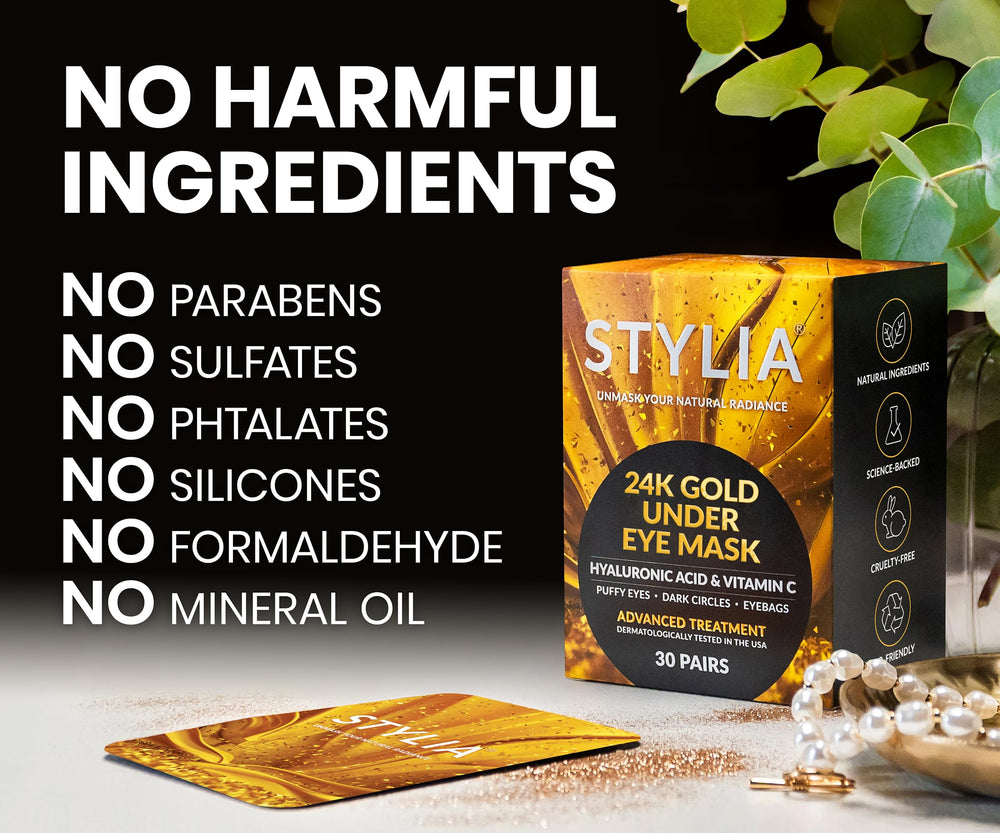 Stylia daily skincare ritual with eye masks for busy mornings